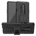Husă Hibrid Cu Stand OnePlus 8 Pro - Anti-Slip - Negru