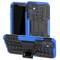 Husă Hibrid Cu Stand iPhone XR 2 - Anti-Slip - Albastru / Negru