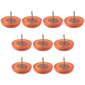 Cusătura antiderapantă pentru picioarele scaunelor 20mm - 10 bucăți. - Portocaliu