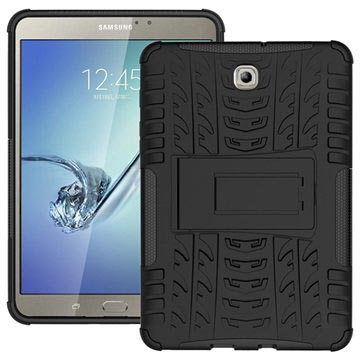 Husă hibridă anti-alunecare pentru Samsung Galaxy Tab S2 8.0 T710, T715 - neagră