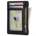Portofel Antimagnetic Protecție RFID / Suport Carduri - Fibră de Carbon