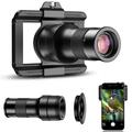 Apexel APL-TM6 2-in-1 Smartphone Telephoto & Macro Lens - Negru