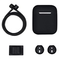 Kit de accesorii din silicon Apple AirPods / AirPods 2 4 în 1