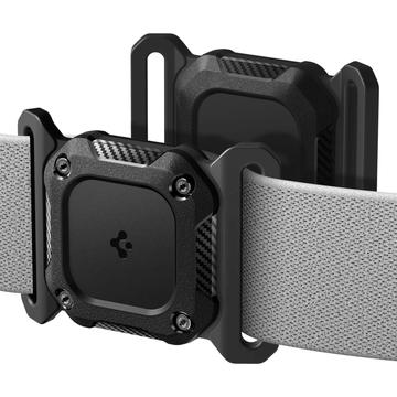 Apple AirTag 1/2 Carcasă Spigen Tough Armor pentru colier pentru animale de companie - Negru