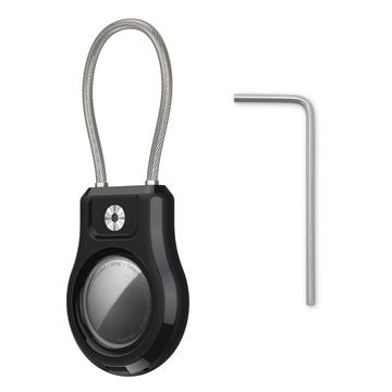 Carcasă Apple AirTag/AirTag 2 cu curea din oțel inoxidabil