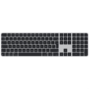 Tastatură Apple Magic Keyboard cu Touch ID și tastatură numerică MXK83DK/A - dispunere daneză - Negru