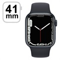 Apple Watch 7 LTE MKHQ3FD/A - Aluminiu, Curea Sport Midnight, 41mm