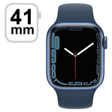 Apple Watch 7 WiFi MKN13FD/A - Aluminiu, Curea Sport Abyss Blue, 41mm - Albastru