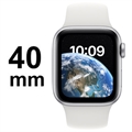 Apple Watch SE (2022) LTE MNPP3FD/A - Curea sport albă, 40mm - Argintiu