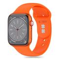 Apple Watch Series 10/9/8/7/6/SE Tech-Protect Silicone Strap - 40mm/41mm/42mm - Portocaliu strălucitor