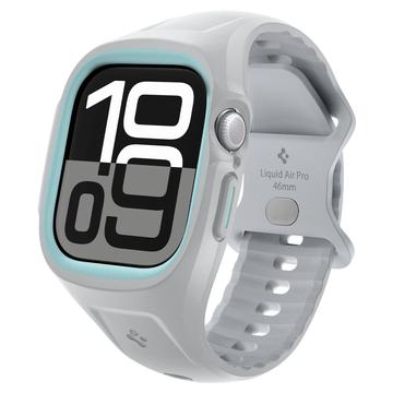 Apple Watch Series 10 Carcasă Spigen Liquid Air Pro cu curea - 46mm - Gri