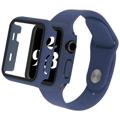 Husă Plastic cu Protector Ecran - 9H - Apple Watch Series 7/8 - 41mm - Albastru Închis