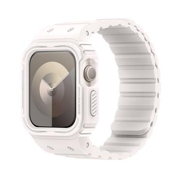 Apple Watch Series 9/8/SE (2022)/7/SE/6/5/4/3/2/1 Dux Ducis OA curea dintr-o singură bucată cu carcasă - 45mm/44mm/42mm - Starlight