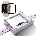 Folie de protecție pentru ecranul Apple Watch Series SE 3/SE (2023)/SE (2022)/SE/6/5/4 cu kit de instalare fără praf - 40mm - Margine neagră