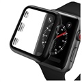 Protector Complet Ceas Apple Watch Series SE (2022)/SE/6/5/4 - 44mm - Negru