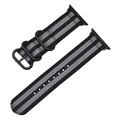 Apple Watch Series Ultra 2/Ultra/10/9/8/SE (2022)/7/SE/6/5/4/3/2/1 Curea din nylon - 49mm/46mm/45mm/44mm/42mm - Negru / Gri