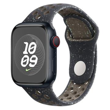 Apple Watch Series Ultra 2/Ultra/10/9/8/SE (2022)/7/SE/6/5/4/3/3/2/1 Lippa Flour curea de silicon - 49mm/46mm/45mm/44mm/42mm - negru