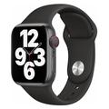 Apple Watch Series Ultra 2/Ultra/9/8/SE (2022)/7/SE/6/5/4/3/3/2/1 Lippa curea de silicon - 49mm/45mm/44mm/42mm - negru
