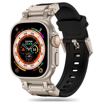 Apple Watch Series Ultra 2/Ultra/10/9/8/SE (2022)/7/SE/6/5/4/3/3/2/1 Curea Tech-Protect Delta Pro - 49mm/46mm/45mm/44mm/42mm - Negru / Titan