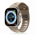 Apple Watch Series Ultra 2/Ultra/9/8/SE (2022)/7/SE/6/5/4/3/3/2/1 Tech-Protect IconBand Line Silicone Strap - 49mm/45mm/44mm/42mm - Nisipul Armatei