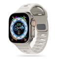 Apple Watch Series Ultra 2/Ultra/10/9/8/SE (2022)/7/SE/6/5/4/3/3/2/1 Tech-Protect IconBand Line Silicone Strap - 49mm/46mm/45mm/44mm/42mm - Starlight