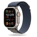 Curea Tech-Protect Nylon Pro Apple Watch Series Ultra 2/Ultra/10/9/8/SE (2022)/7/SE/6/5/4/3/2/1 - 49mm/46mm/45mm/44mm/42mm - Bleumarin / Gri