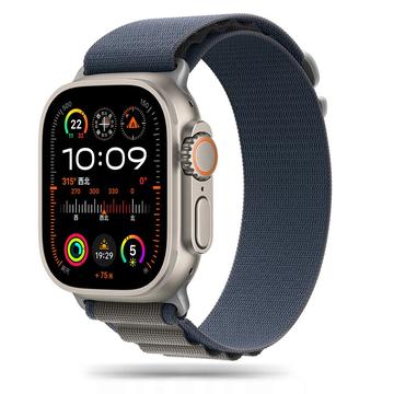 Curea Tech-Protect Nylon Pro Apple Watch Series Ultra 2/Ultra/10/9/8/SE (2022)/7/SE/6/5/4/3/2/1 - 49mm/46mm/45mm/44mm/42mm - Bleumarin / Gri