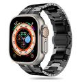 Apple Watch Series Ultra 2/Ultra/10/9/8/SE (2022)/7/SE/6/5/4/3/2/1 Tech-Protect Curea de linie din oțel inoxidabil - 49mm/46mm/45mm/44mm/42mm - Negru
