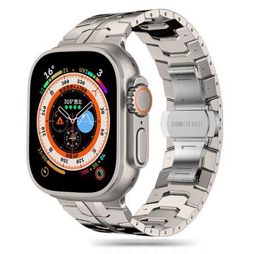 Apple Watch Series Ultra 2/Ultra/10/9/8/SE (2022)/7/SE/6/5/4/3/2/1 Tech-Protect Curea de linie din oțel inoxidabil - 49mm/46mm/45mm/44mm/42mm - Titan