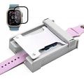 Folie de protecție pentru ecranul Apple Watch Ultra/Ultra 2/Ultra 3 cu kit de instalare fără praf - 49mm - Margine neagră