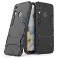 Husă hibridă Armor Huawei P20 Lite cu suport - neagră