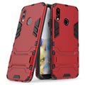 Husă hibridă Armor Huawei P20 Lite cu suport - roșie