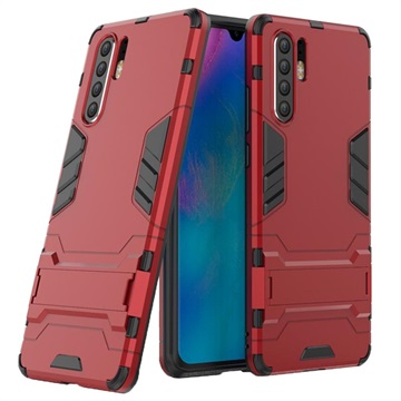 Husă Hybrid cu Stand Huawei P30 Pro - Armor - Roșu