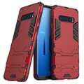 Husă Hibrid Cu Stand Samsung Galaxy S10 - Armor - Roșu