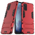 Husă Hibrid Cu Stand Samsung Galaxy S20+ - Armor - Roșu