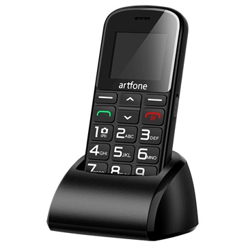 Telefon Seniori - Artfone CS182 - Negru
