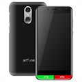 Telefon Seniori - Artfone Smart 500 - 4G, SOS - Negru