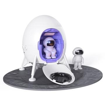 Astronaut spatiu aterizare cer instelat nebuloasa lampa de proiectie - atmosfera dormitor lumina de noapte (Ambalaj Deschis - Satisfăcător)