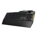 Asus TUF K1 RGB Gaming Keyboard - Nordic Layout - Negru