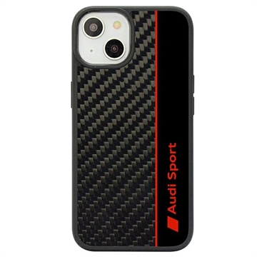 Husă iPhone 14 - Audi Carbon Fiber Stripe - Neagră