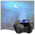 Lampă De Noapte Aurora Star Cu Boxă Bluetooth - AC6923 - Negru
