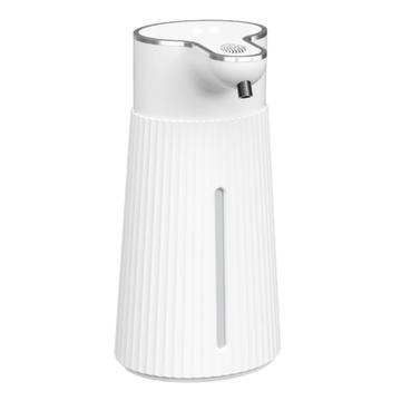 Distribuitor automat de săpun lichid cu senzor pentru baie/cocină - 400ml - alb