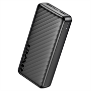 Baterie externă Awei P6K Pro 20000mAh - 2xUSB-A/USB-C - Negru