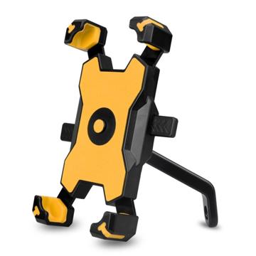 Suport Universal Pentru Telefon Pentru Biciclete BG-116 - 3.5"-6.8" - Vedere din spate - Galben