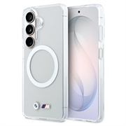 Husă magnetică hibridă Samsung Galaxy S26 BMW M IML Metal Logo - transparentă