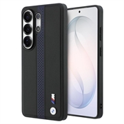 Husă magnetică Samsung Galaxy S26 Ultra BMW M Perforated Stripes and Metal Logo - Albastru / Negru