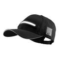 BQ-TD3 Șapcă de baseball LED reîncărcabilă cu 3 moduri de iluminare - negru