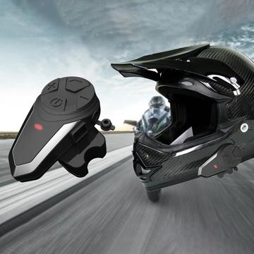BT-S3 IPX6 Cască de motocicletă Cască Bluetooth cu apel mâini libere, radio FM