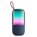 BT2675 Difuzor Bluetooth portabil rezistent la apă cu lumină RGB - albastru