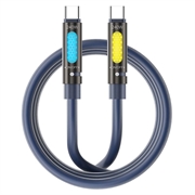 Cablu de încărcare USB-C/USB-C pentru aromaterapie BWOO - 240W, 1.2m - Albastru închis